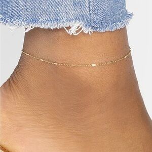 Miranda Frye Gold Tone Windsor Ankle Bracelet
